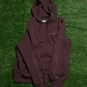 Nike Maroon Hoodie Large